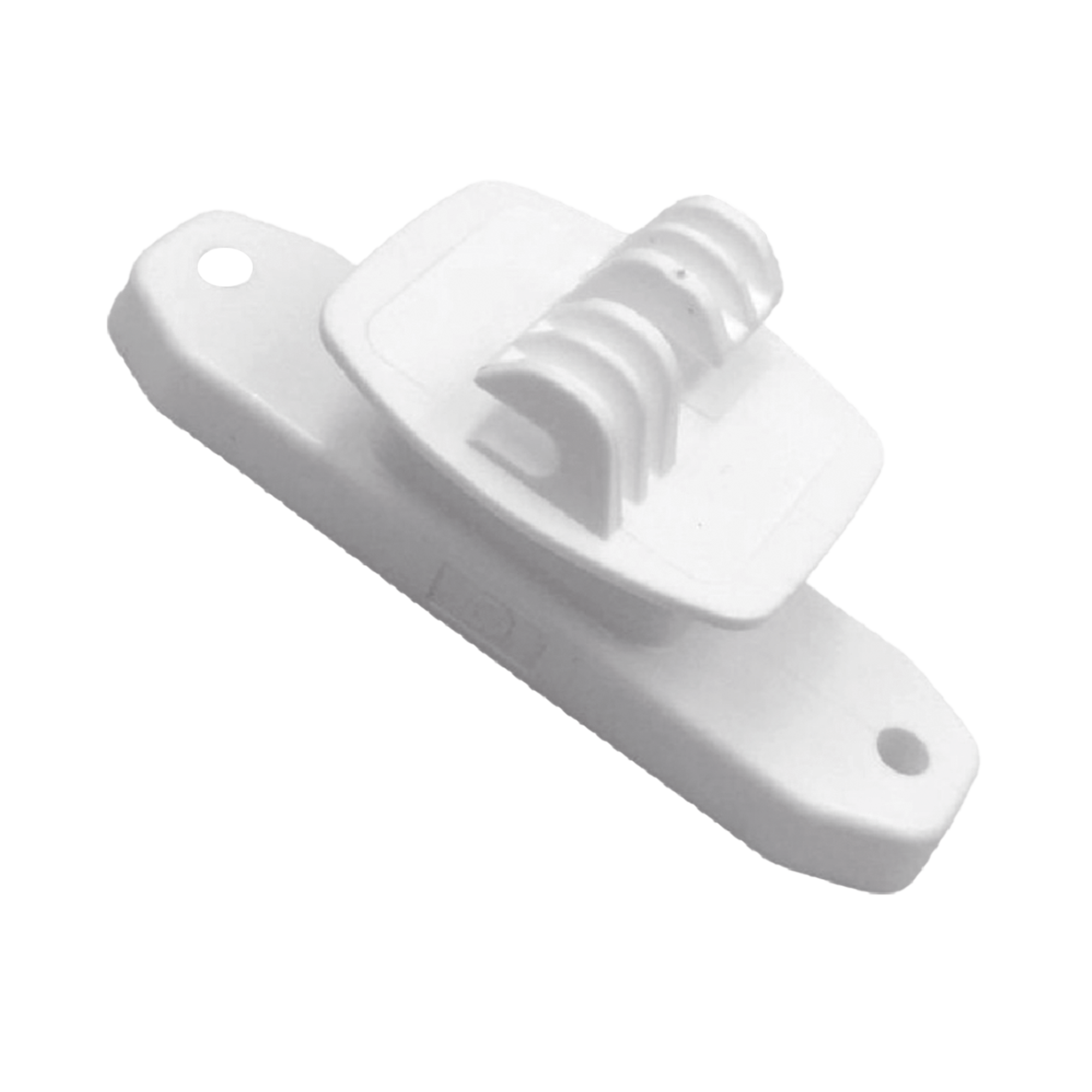 Aislador de Paso Blanco reforzado para cercos eléctricos, resistente al clima extremoso SFPASOW - SILYMX