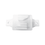 Aislador de Paso Blanco reforzado para cercos eléctricos, resistente al clima extremoso SFPASOW - SILYMX