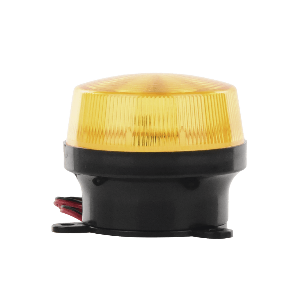 Mini estrobo color Amber con montaje de pestaña SF-STRA - SILYMX