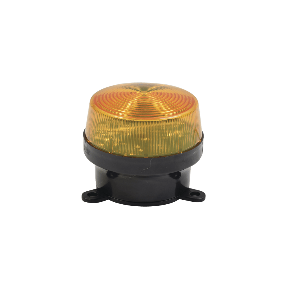 Mini estrobo color Amber con montaje de pestaña SF-STRA - SILYMX