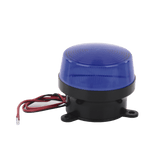 Mini estrobo color azul con montaje de pestaña SF-STRB - SILYMX