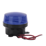 Mini estrobo color azul con montaje de pestaña SF-STRB - SILYMX