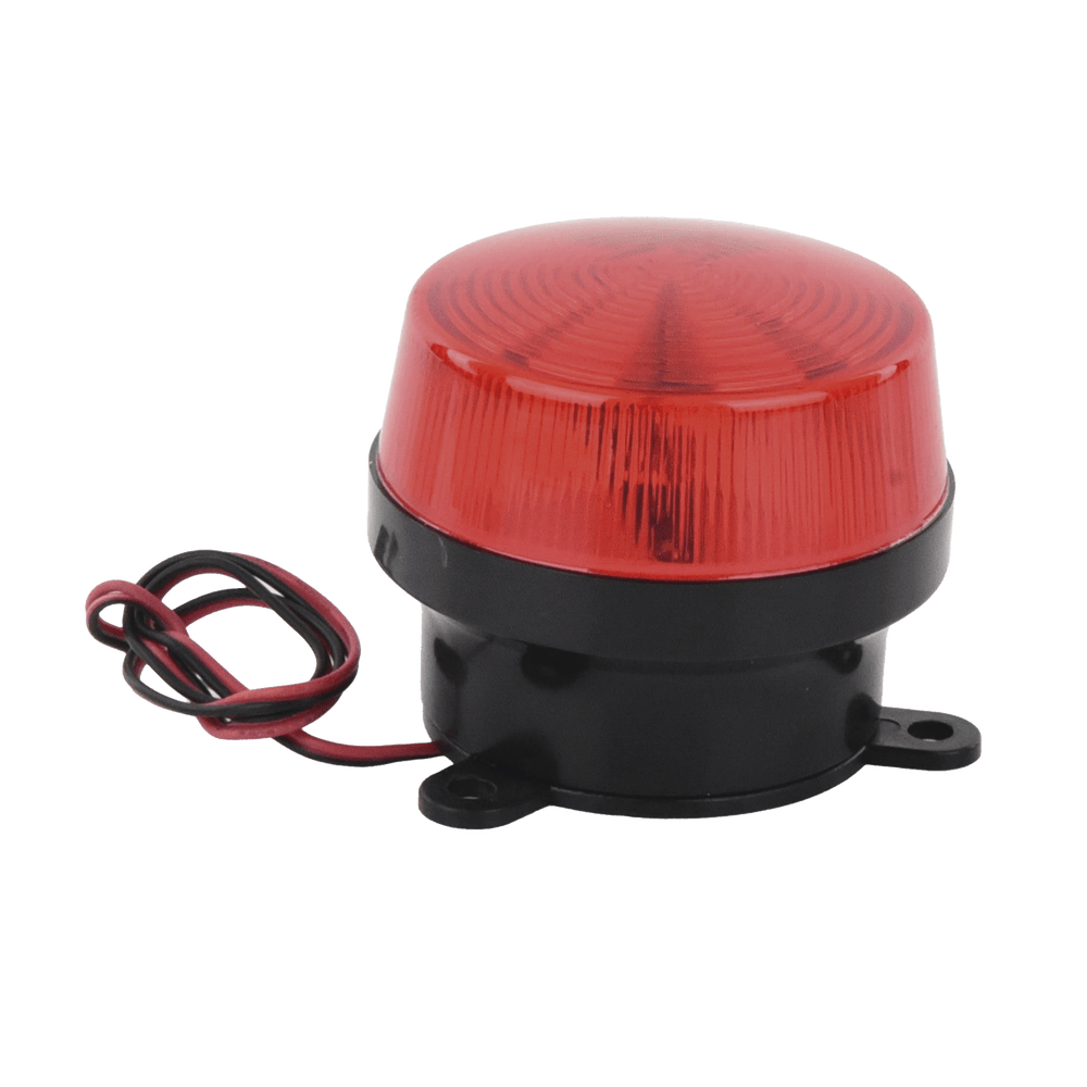 Mini estrobo color Rojo con montaje de pestaña SFIRE SF-STRR - SILYMX