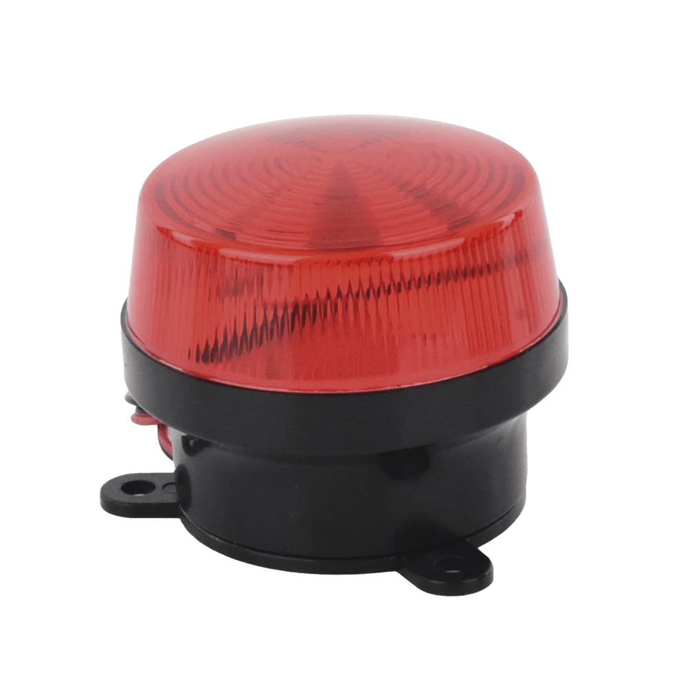 Mini estrobo color Rojo con montaje de pestaña SFIRE SF-STRR - SILYMX