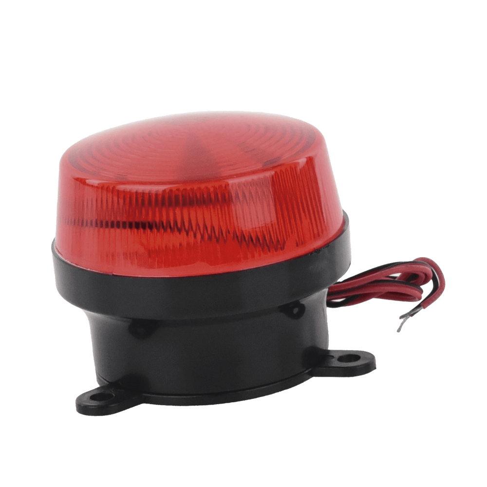 Mini estrobo color Rojo con montaje de pestaña SFIRE SF-STRR - SILYMX