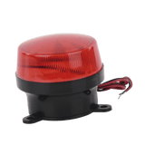 Mini estrobo color Rojo con montaje de pestaña SFIRE SF-STRR - SILYMX