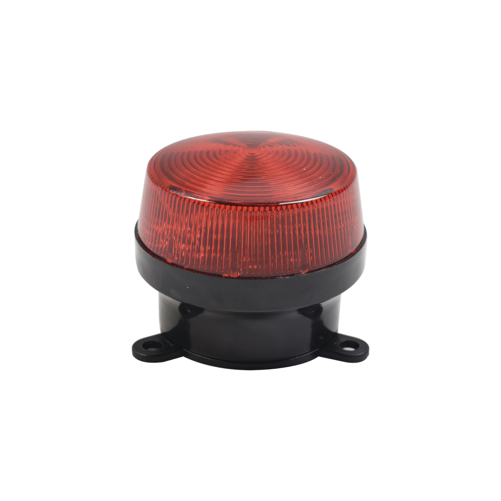 Mini estrobo color Rojo con montaje de pestaña SFIRE SF-STRR - SILYMX