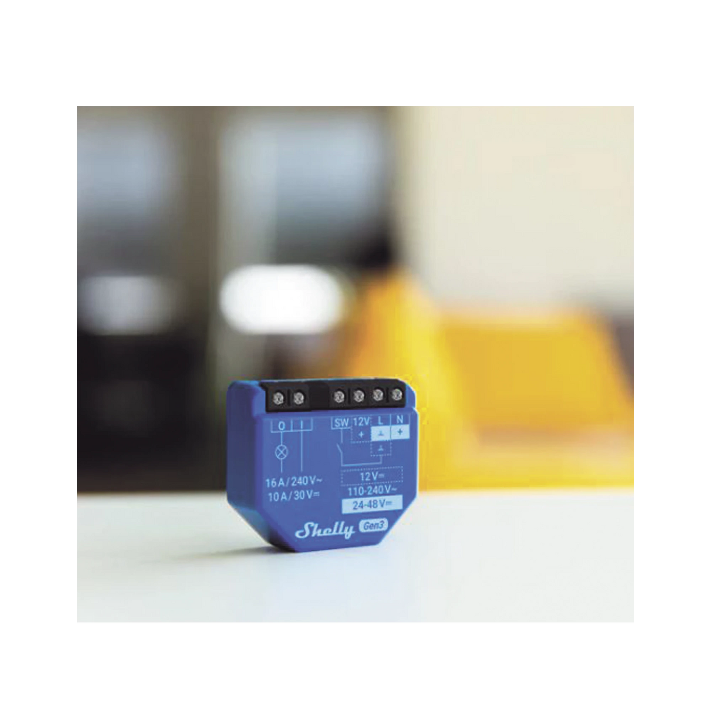 Relevador Inteligente WiFi 16A 110-230V Contacto Seco Alexa Google Home Shelly SHELLY1GEN3X2