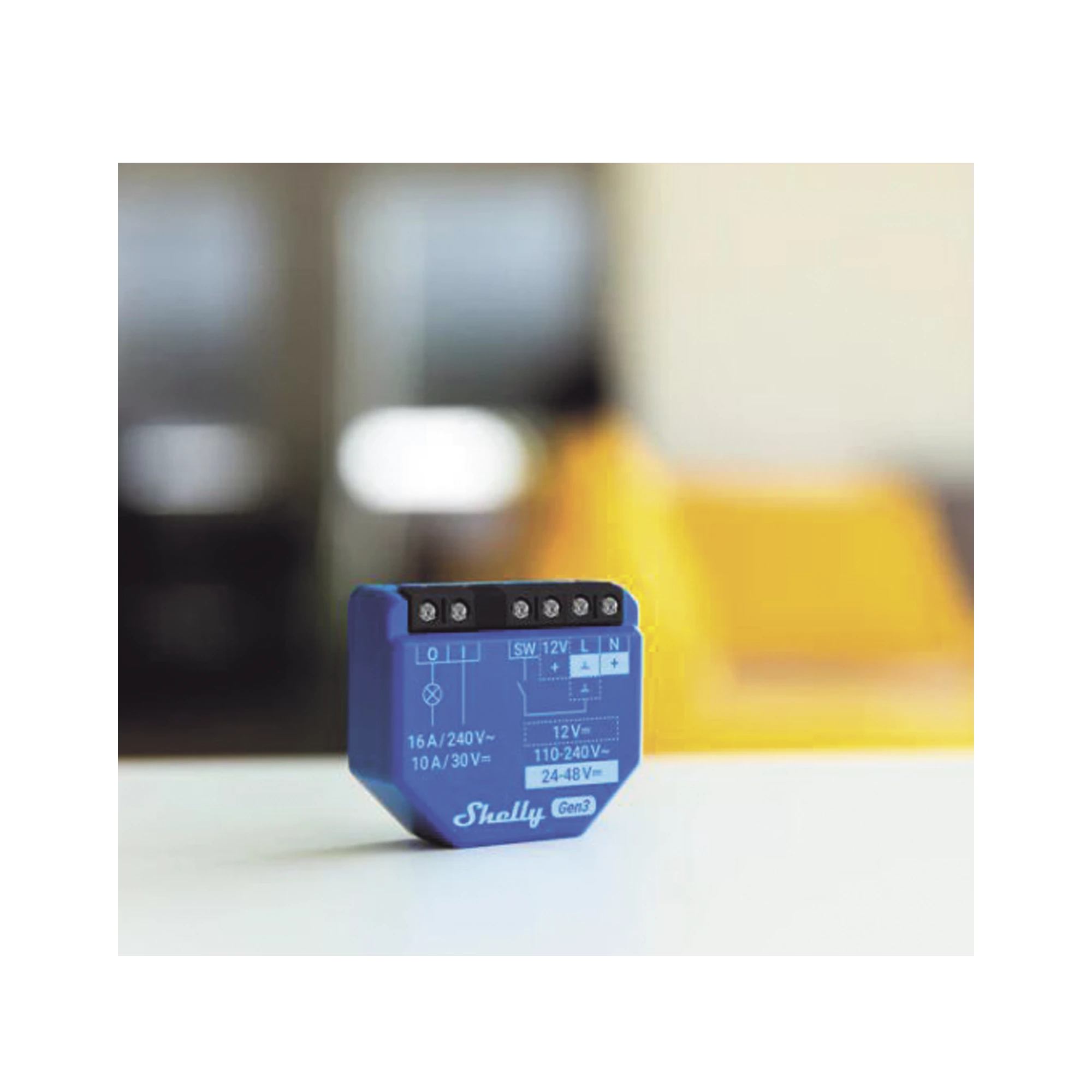 Relevador Inteligente WiFi 16A 110-230V Contacto Seco Alexa Google Home Shelly SHELLY1GEN3X2
