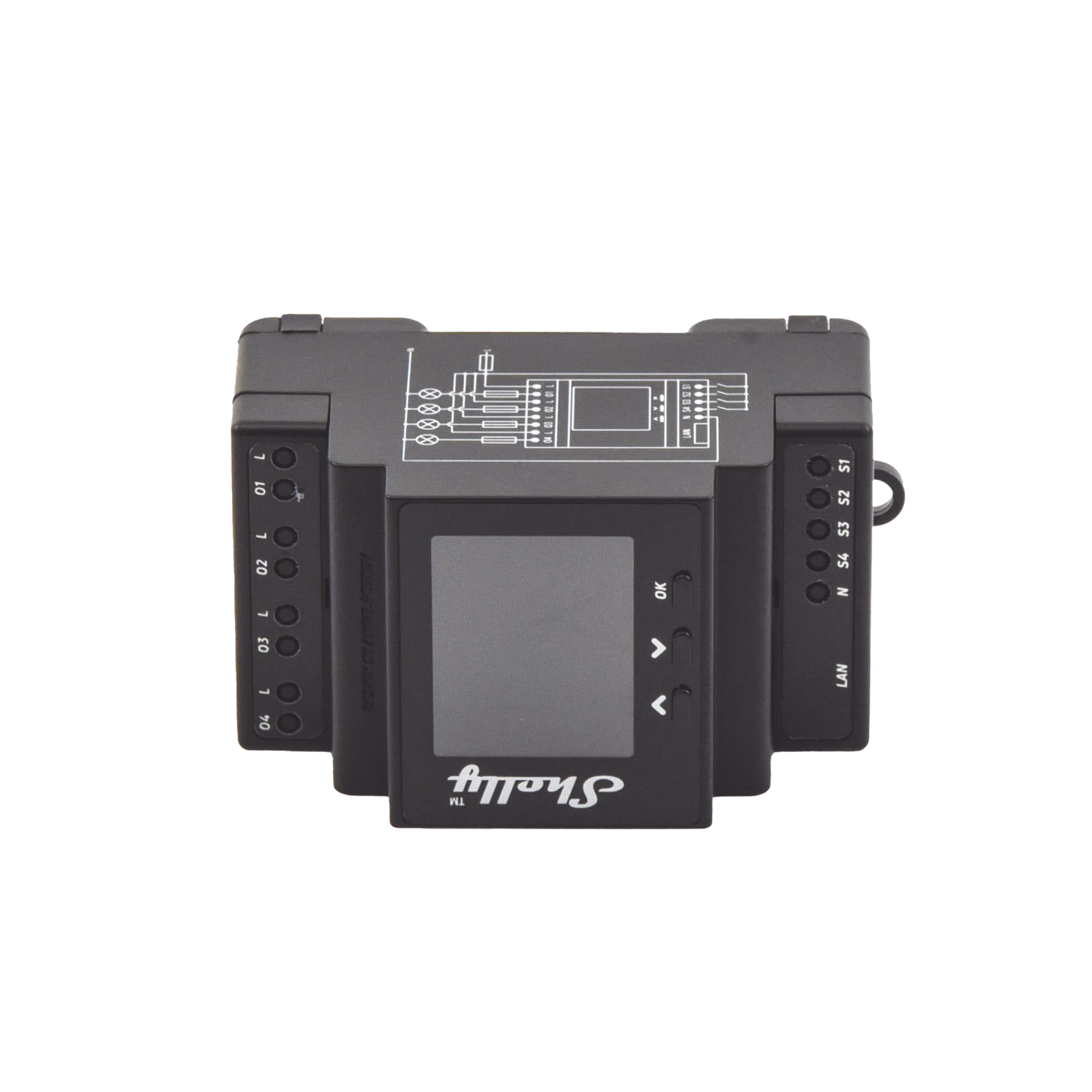 Relevador 40A inalámbrico WIFI y Ethernet 4 canales inteligentes 10A por canal, 110-230 V /montaje riel DIN SHELLY SHELLYPRO4PM - SILYMX