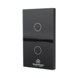 ZigBee Apagador switch inalámbrico ZigBee control de 2 regresos de carga 110V SHS212Z - SILYMX