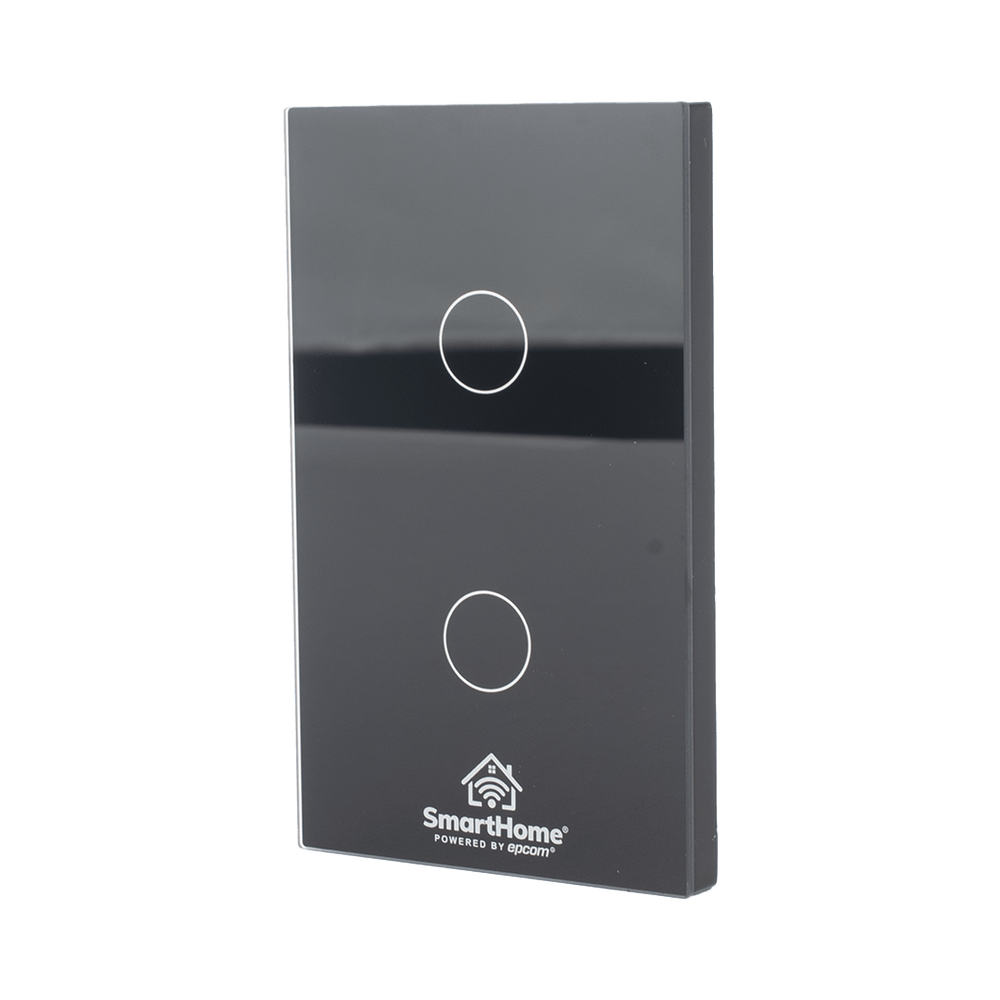 Wifi Apagador switch inalámbrico WIFI control de 2 regresos de carga 110V SHS412W - SILYMX