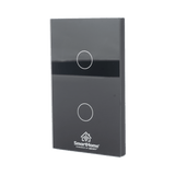 Wifi Apagador switch inalámbrico WIFI control de 2 regresos de carga 110V SHS412W - SILYMX