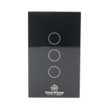 Wifi Apagador switch inalámbrico WIFI control de 3 regresos de carga 110V SHS413W - SILYMX