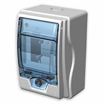 Centros de Carga e InterruptoresOMNIUMOMN-CAJA-IP65-4Centro de Carga IP65 4 Módulos DIN Intemperie Policarbonato OMNIUM OMN - CAJA - IP65 - 4 - SILYMX