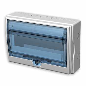 Centros de Carga e InterruptoresOMNIUMOMN-CAJA-IP65-12Centro de Carga IP65 para 12 Módulos DIN Intemperie OMNIUM OMN - CAJA - IP65 - 12 - SILYMX