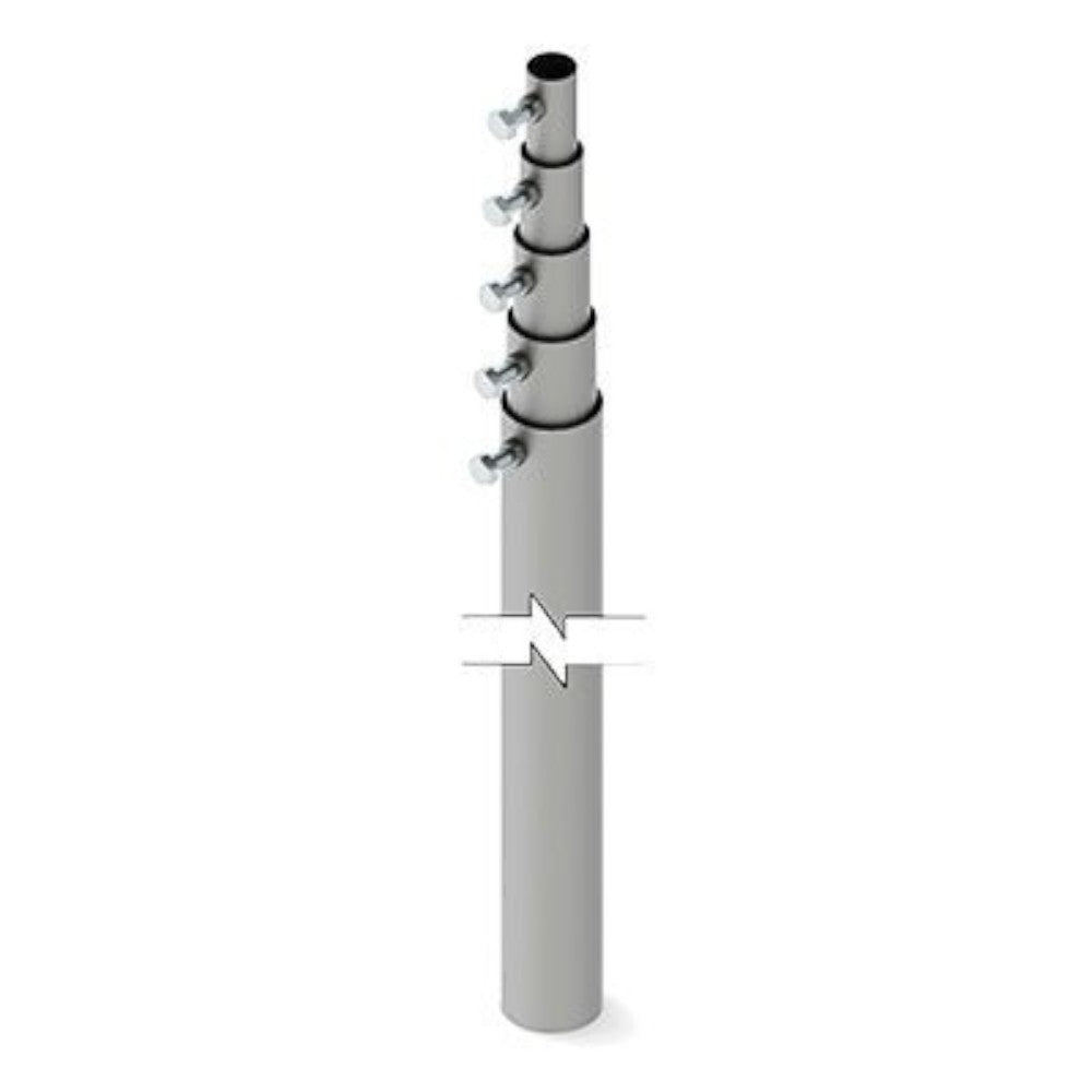 Mástil telescópico de 15 m (49.2 ft) Compuesto por 5 Secciones Concéntricas (requiere accesorios de instalación) - SILYMX