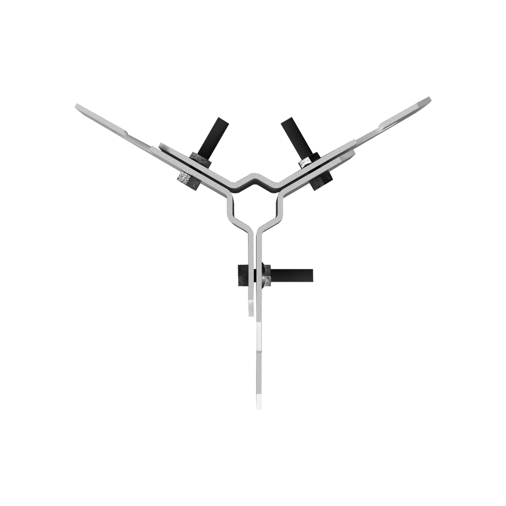 Bracket para Mástil para Sujeción de Retenida (Para mást. de 1" a 2" Diam. Ext.) - SILYMX