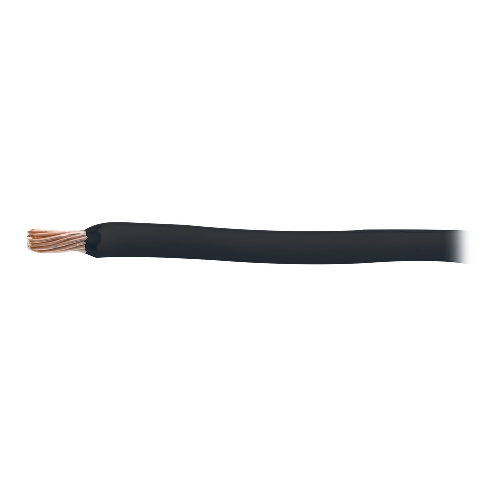 Cable Eléctrico de Cobre Recubierto THW-LS Calibre 12 AWG 19 Hilos Color negro (100 metros) - SILYMX