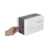 Impresora de Tarjetas Semi-automática SMART21 Ingreso de Tarjetas Manual/Incluye Ribbon, Software y 100 Tarjetas PVC SMART21SK - SILYMX