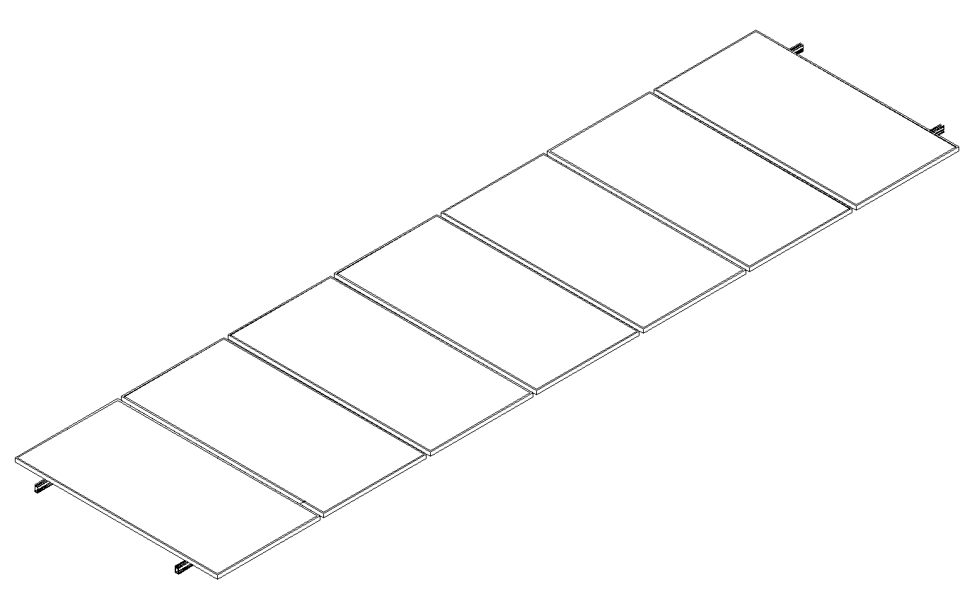 Montajes para Paneles SolaresALUMINEXTNXT-SM7P-1303Kit Montaje 7 Paneles Solares 0° hasta 1303mm Aluminio ALUMINEXT NXT - SM7P - 1303 - SILYMX