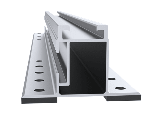 Montajes para Módulos por PartesALUMINEXTNXT-MINI 2.0Perfil Next - Rail Mini 2.0 Aluminio 6105 - T6 Tornillos Incluidos Aluminext NXT - MINI 2.0 - SILYMX