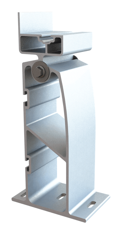 Montajes para Módulos por PartesALUMINEXTNXT-BRBBase Trasera Sistema Contrapesos Aluminio 150kg Torres Aluminext NXT - BRB - SILYMX