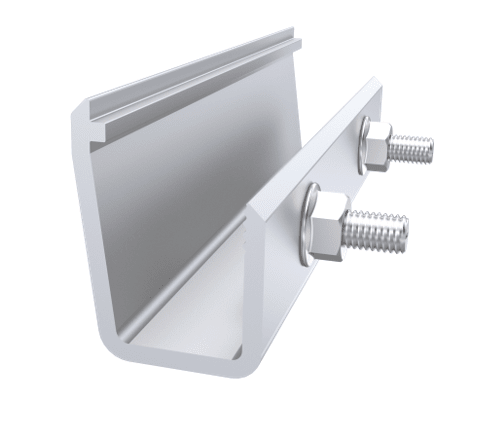Montajes para Módulos por PartesALUMINEXTNXT-RSEmpalme de Riel con Puesta a Tierra Aluminio Sistema Next Rail ALUMINEXT NXT - RS - SILYMX