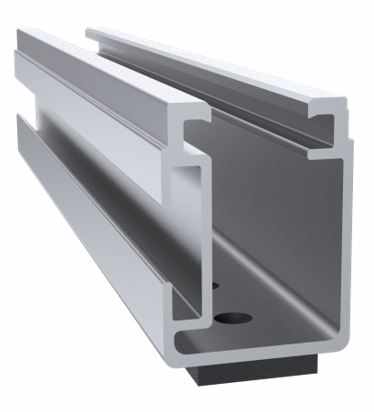 Montajes para Paneles SolaresALUMINEXTNXT-NANOPerfil Nxt - Nano Fijación Lámina Trapezoidal Aluminio 4 Tornillos Aluminext NXT - NANO - SILYMX