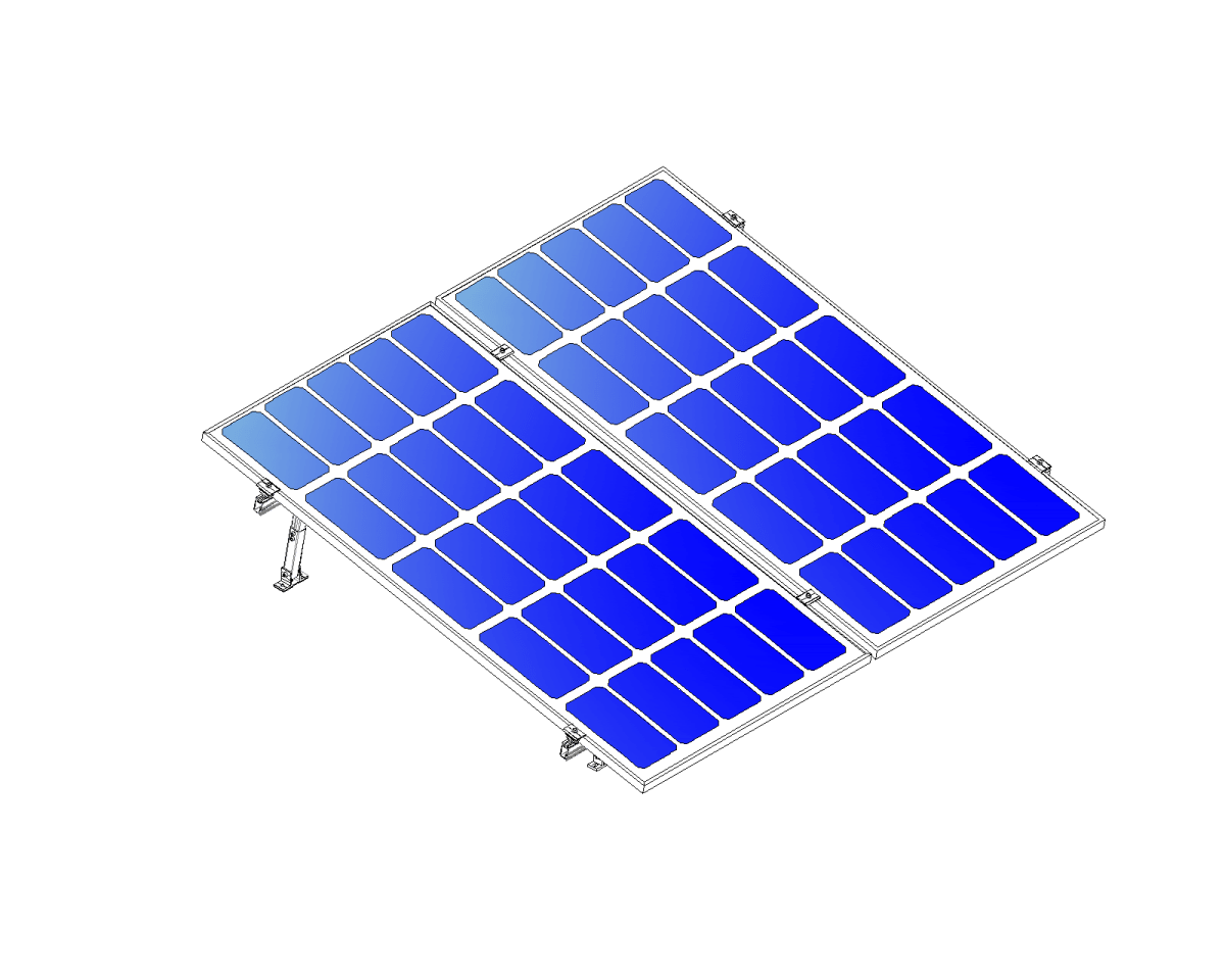 Montajes para Paneles SolaresALUMINEXTNXT-SM2I-20-1135-RKit Montaje Reforzado 2 Paneles Solares 10 - 20° hasta 1135mm ALUMINEXT NXT - SM2I - 20 - 1135 - R - SILYMX