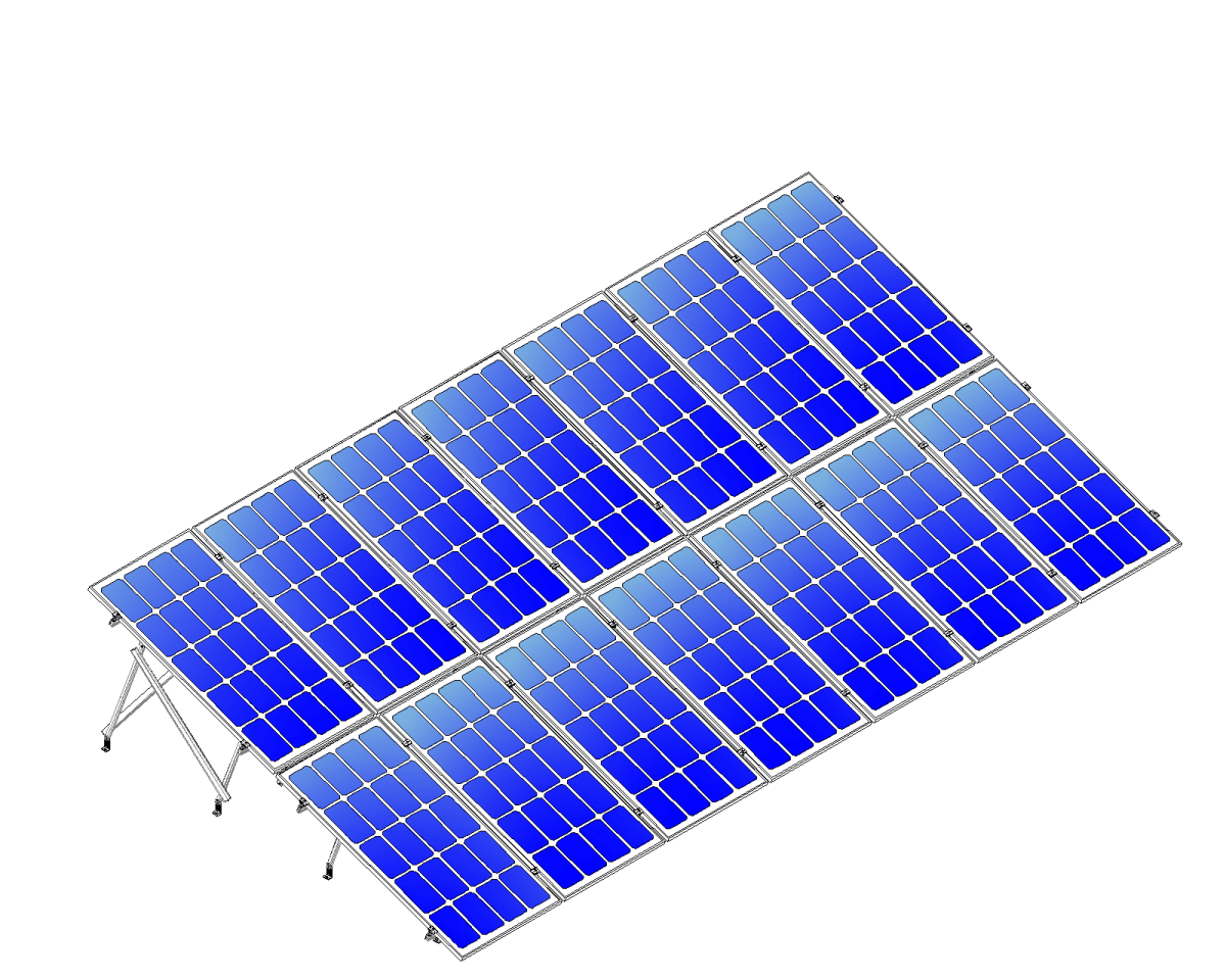 Montajes para Paneles SolaresALUMINEXTNXT-SM2X7-1135-RKit Montaje Solar 14 Paneles 2 Filas Vertical 20° 1135mm Reforzado Aluminext NXT - SM2X7 - 1135 - R - SILYMX