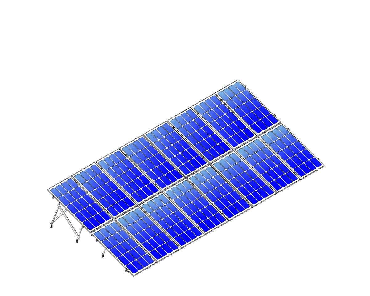 Montajes para Paneles SolaresALUMINEXTNXT-SM2X8-1135-RKit Montaje Solar Reforzado 16 Paneles 2x8 Vertical 20° 1135mm Aluminext NXT - SM2X8 - 1135 - R - SILYMX