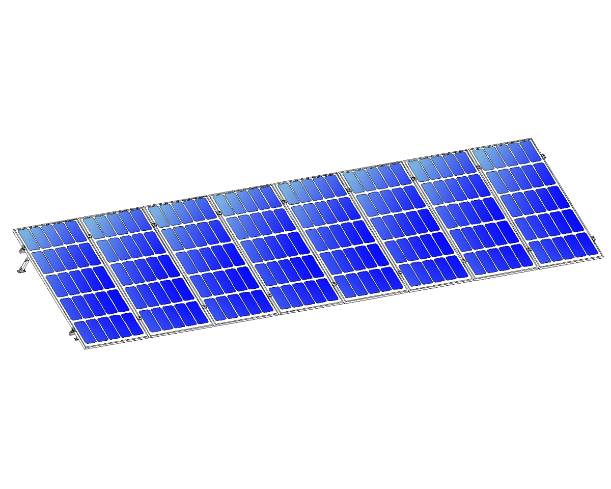 Montajes para Paneles SolaresALUMINEXTNXT-SM8I-30-1135-RKit Montaje Solar Reforzado 8 Paneles 15 - 30° 1135mm Aluminio ALUMINEXT NXT - SM8I - 30 - 1135 - R - SILYMX