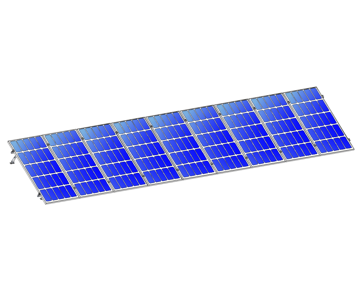 Montajes para Paneles SolaresALUMINEXTNXT-SM9I-30-1135-RKit Montaje Solar Reforzado 9 Paneles 15 - 30° hasta 1135mm ALUMINEXT NXT - SM9I - 30 - 1135 - R - SILYMX