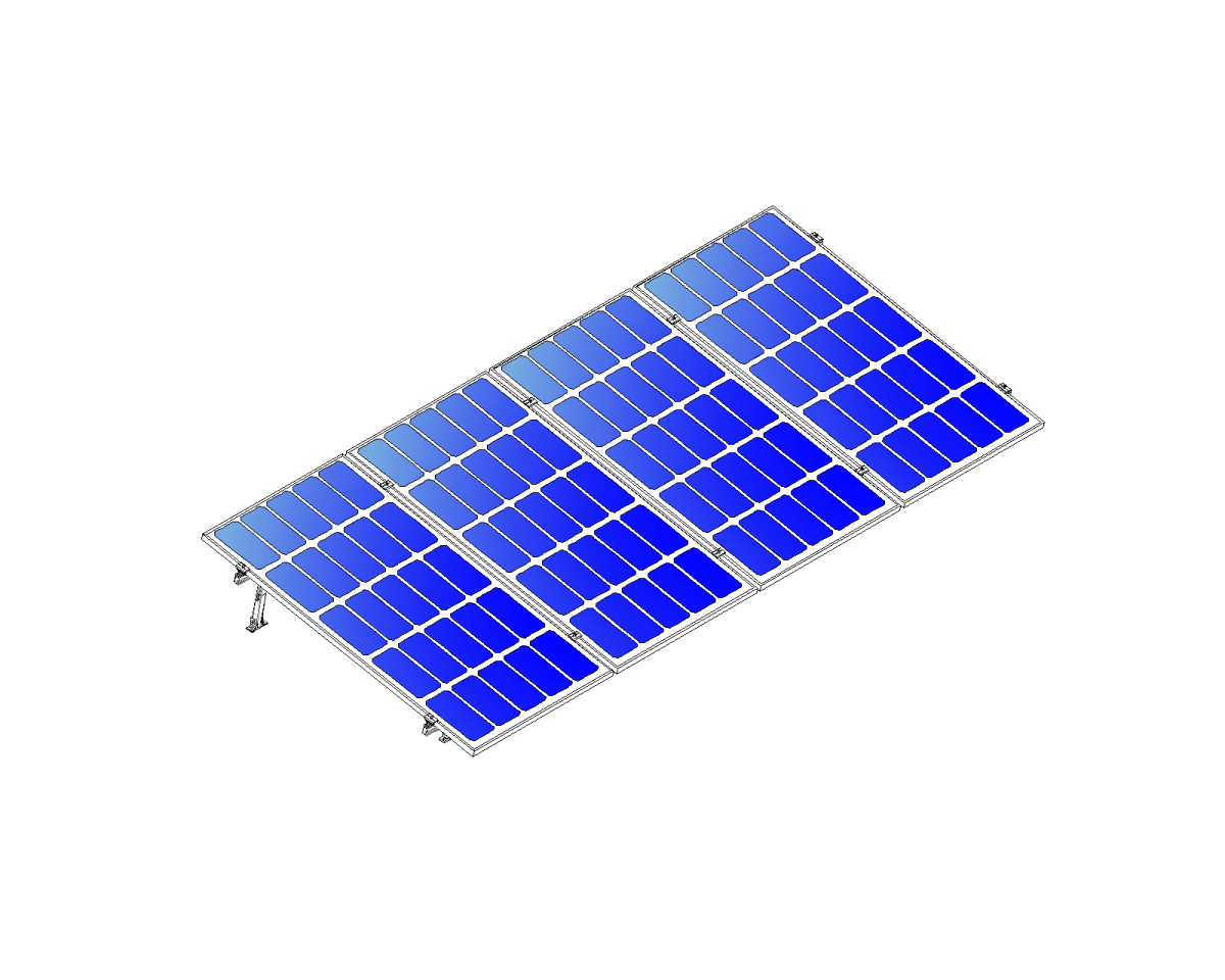 Montajes para Paneles SolaresALUMINEXTNXT-SM4I-20-1135-RKit Montaje Reforzado 4 Paneles Solares 10 - 20° 1135mm Aluminio ALUMINEXT NXT - SM4I - 20 - 1135 - R - SILYMX