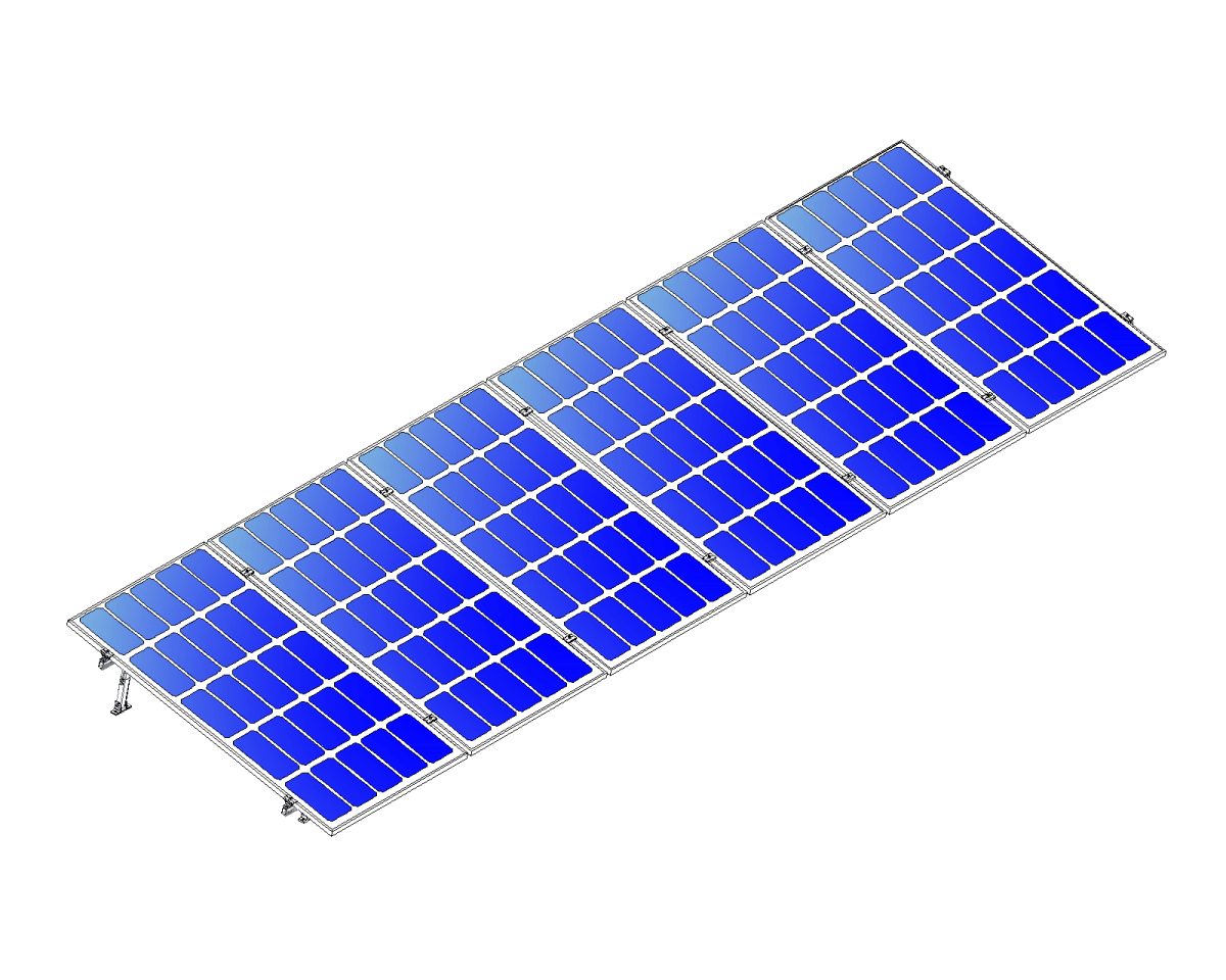 Montajes para Paneles SolaresALUMINEXTNXT-SM6I-20-1135-RKit Montaje Reforzado 6 Paneles Solares 10 - 20° hasta 1135mm ALUMINEXT NXT - SM6I - 20 - 1135 - R - SILYMX