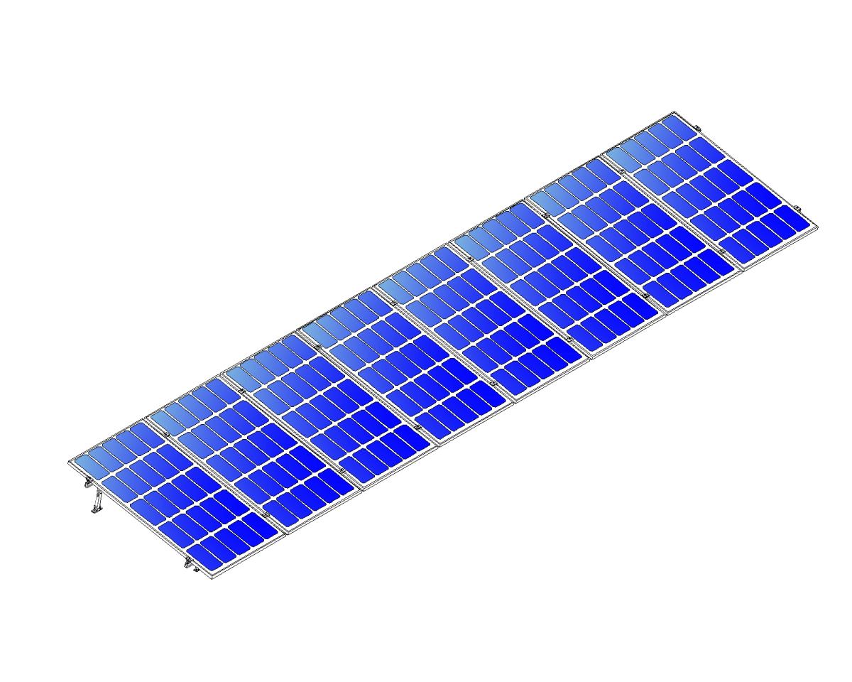 Montajes para Paneles SolaresALUMINEXTNXT-SM8I-20-1135-RKit Montaje Reforzado 8 Paneles Solares 10 - 20° hasta 1135mm Aluminext NXT - SM8I - 20 - 1135 - R - SILYMX
