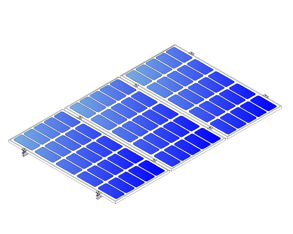 Montajes para Paneles SolaresALUMINEXTNXT-SM3P-1135-RKit Reforzado Montaje 3 Paneles Solares 1135mm Aluminio 0° Aluminext NXT - SM3P - 1135 - R - SILYMX