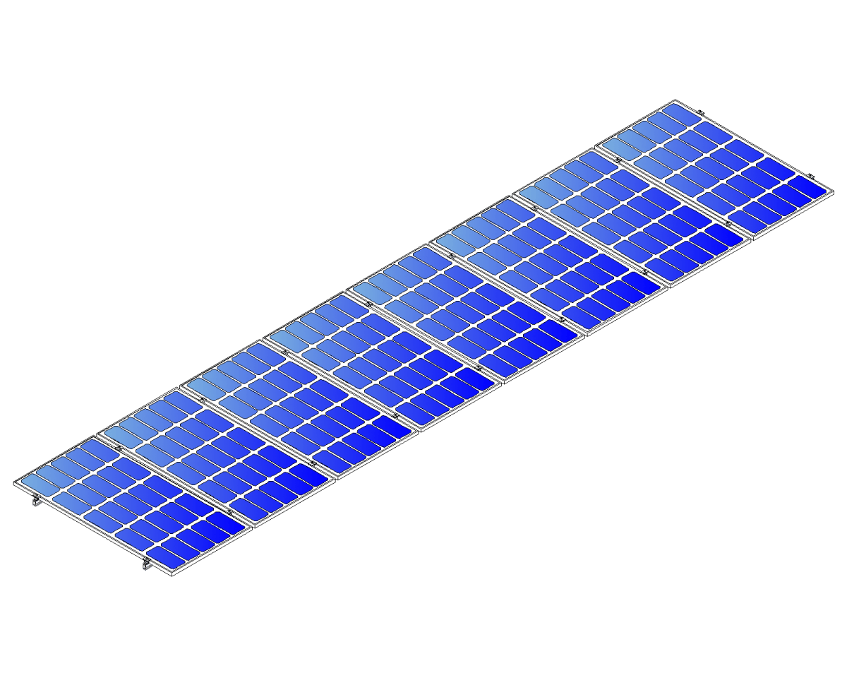Montajes para Paneles SolaresALUMINEXTNXT-SM8P-1135-RKit Montaje Reforzado 8 Paneles Solares 0° hasta 1135mm Aluminio ALUMINEXT NXT - SM8P - 1135 - R - SILYMX