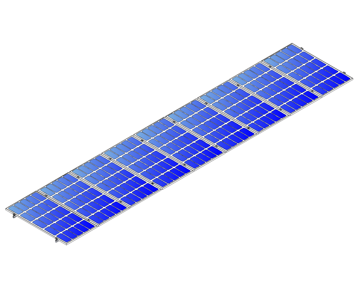 Montajes para Paneles SolaresALUMINEXTNXT-SM9P-1135-RKit Montaje Reforzado 9 Paneles Solares 0° hasta 1135mm ALUMINEXT NXT - SM9P - 1135 - R - SILYMX