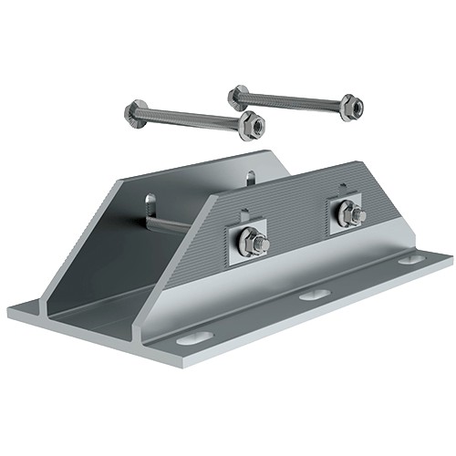 Montajes para Módulos por PartesALUMINEXTNXT-BASE-V-POSTKit de Base para Videoportero NXT - VPORT Montaje Poste con Tornillería Aluminext NXT - BASE - V - POST - SILYMX
