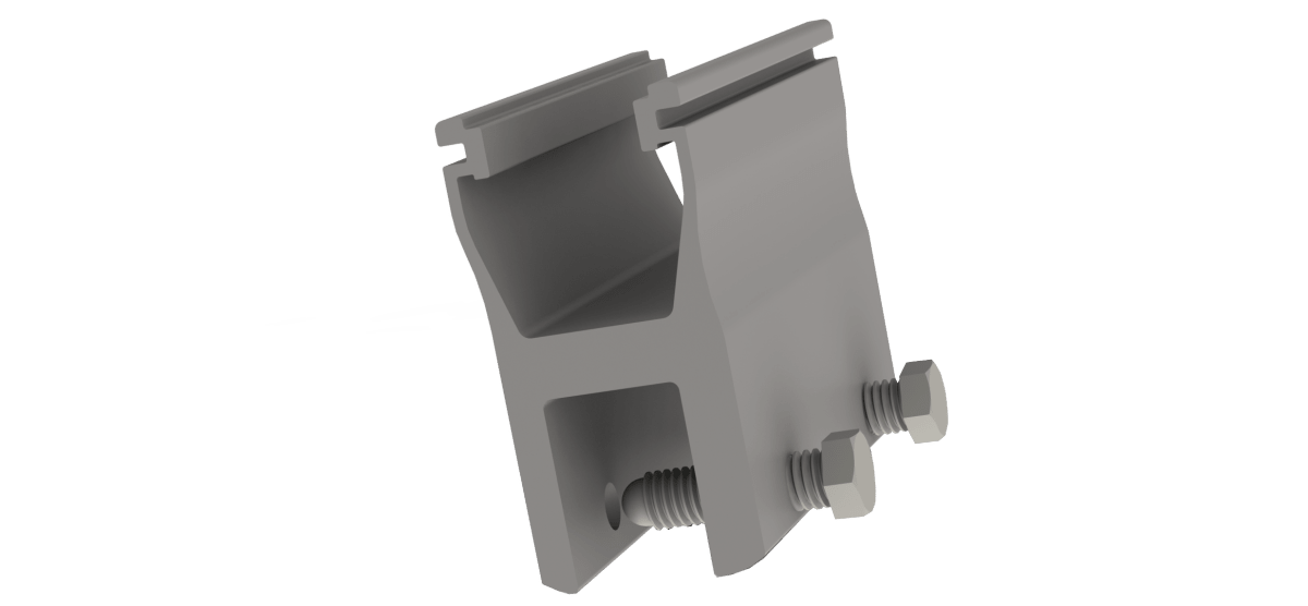 Montajes para Paneles SolaresK2 SYSTEMSK2-SS-RAIL LESSAbrazadera para Lámina Engargolada Sistema Sin Rieles K2 Systems K2 - SS - RAIL LESS - SILYMX