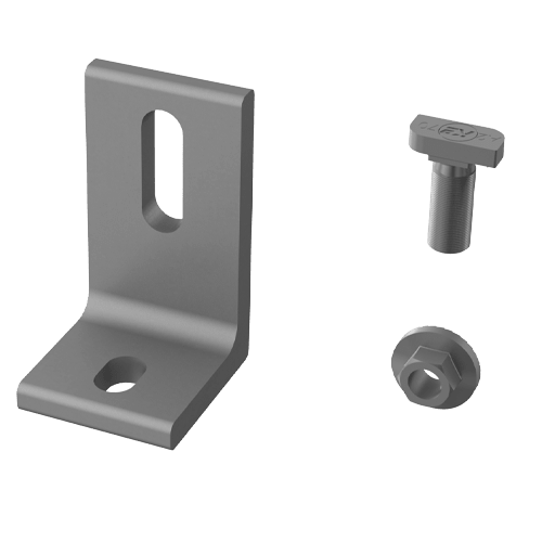 Montajes para Módulos por PartesK2 SYSTEMSK2-L-FOOTSoporte L para CrossRail Montaje Paneles Solares Aluminio K2 Systems K2 - L - FOOT - SILYMX