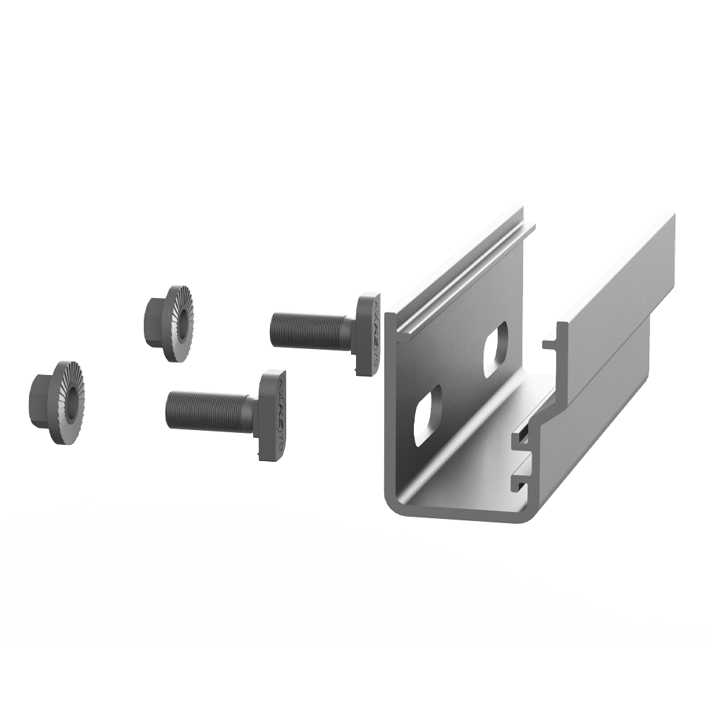 Montajes para Paneles SolaresK2 SYSTEMSK2-RAIL CONN-48XEmpalme de Riel CrossRail 48mm Aluminio Anodizado K2 SYSTEMS K2 - RAIL CONN - 48X - SILYMX