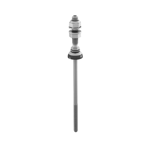 Tornillo autorroscante solar p/techos metalicos, de 155 mm