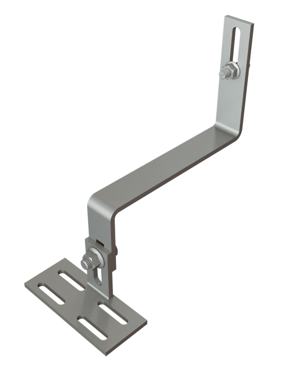 Montajes para Paneles SolaresALUMINEXTNXT-Hook-1Soporte Fijación Teja Paneles Solares Aluminio Anodizado ALUMINEXT NXT - Hook - 1 - SILYMX