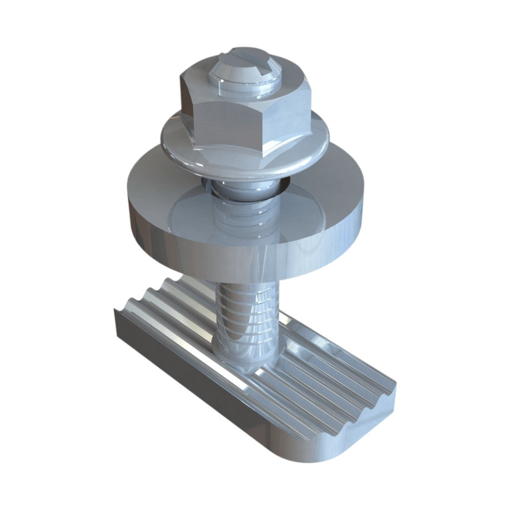 Montajes para Módulos por PartesPV ACCESSORIESPV-TB-M5X25-60Set 60 Tornillos Tbolt M5x25 Acero Inoxidable con Tuerca y Rondana NextRail PV ACCESSORIES PV - TB - M5X25 - 60 - SILYMX