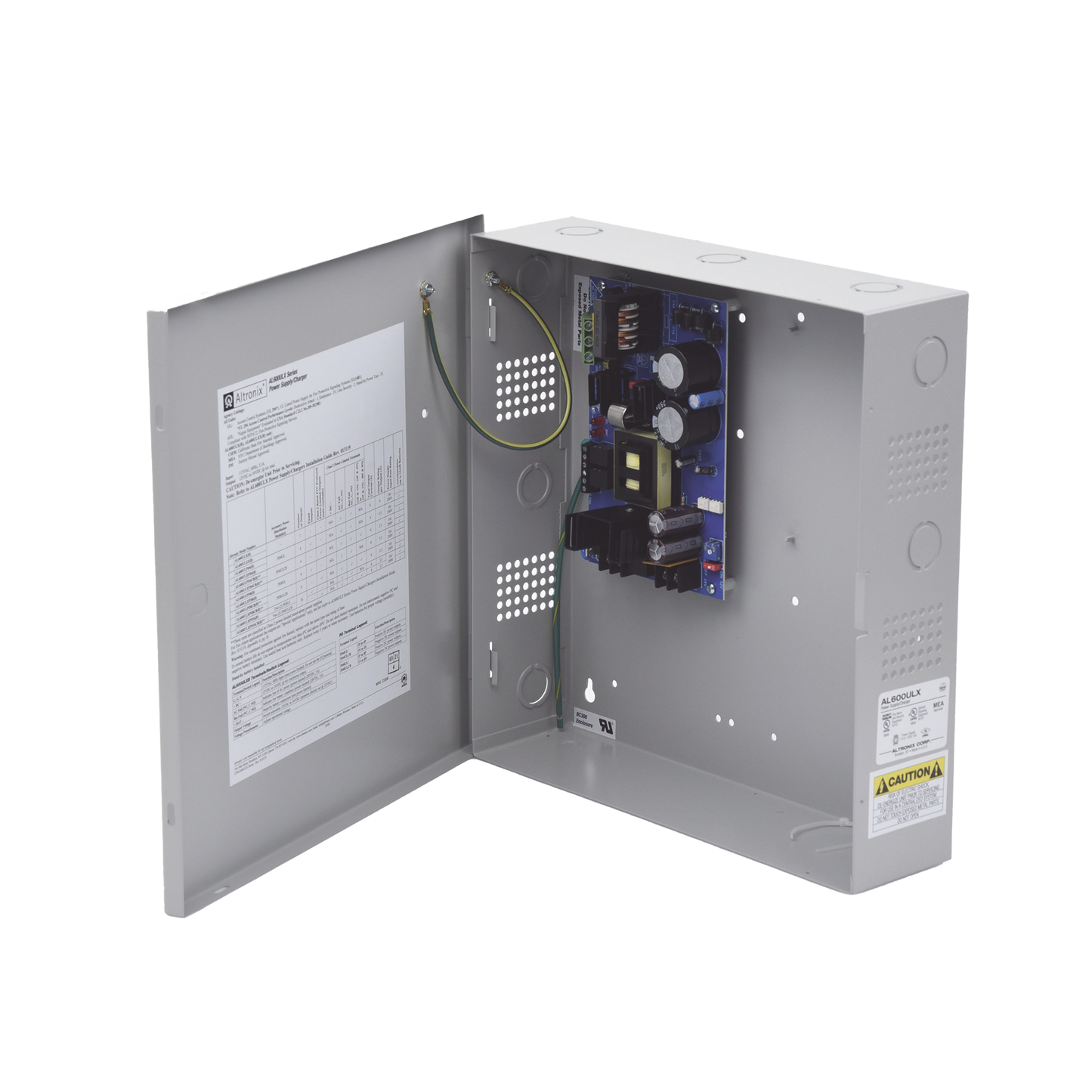 Fuente de poder de 12/24 VCD, 4 A. Ideal para aplicaciones de intrusión / Acceso / CCTV / 1 salida / Con capacidad de baterías de respaldo / Requieren baterías - SILYMX