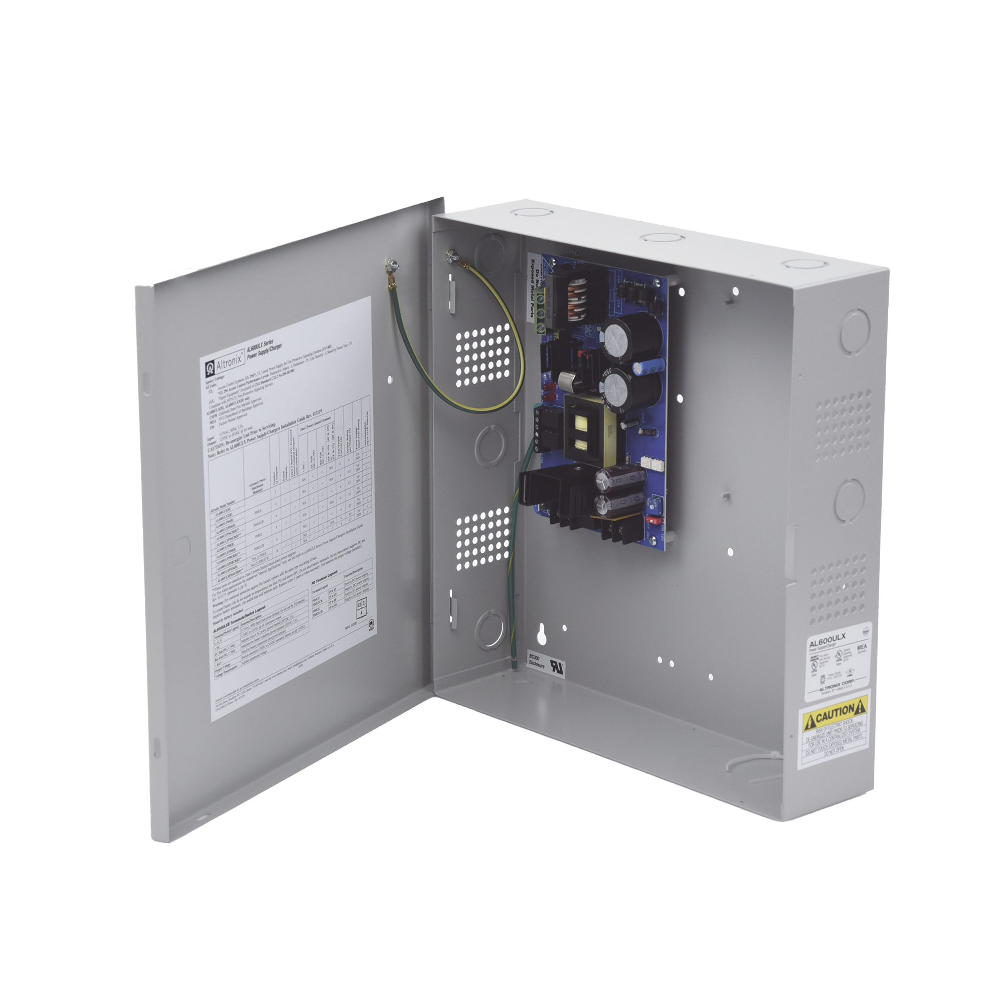 Fuente de poder de 12/24 VCD, 4 A. Ideal para aplicaciones de intrusión / Acceso / CCTV / 1 salida / Con capacidad de baterías de respaldo / Requieren baterías - SILYMX