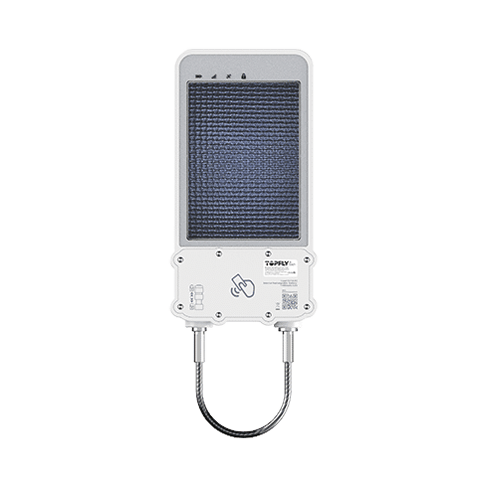 Cerradura Inteligente GPS con Energía Solar SolarGuardX 100 S LTE Cat-M1 Desbloqueo por RFID BLE OTA Impermeable IP67 Batería 14400mAh